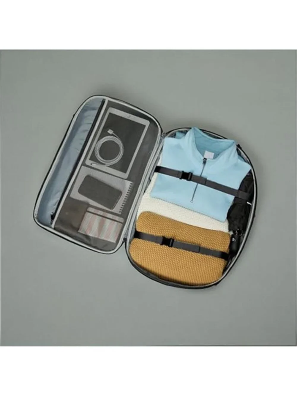 Expandable Carry On Backpack Lightweight Travel Bag Luggage Shoulder Bag